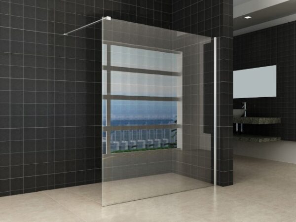 Comfort inloopdouche 1600 x 2000 x 8 mm nano helder glas/chroom