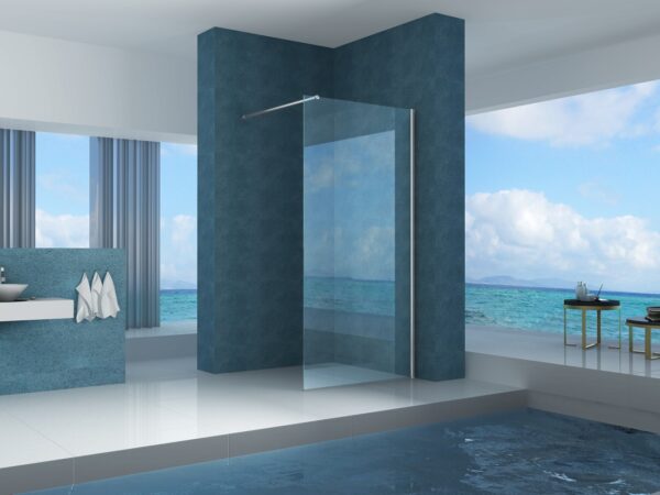 Eco inloopdouche 500 x 2000 x 8 mm nano helder glas/chroom