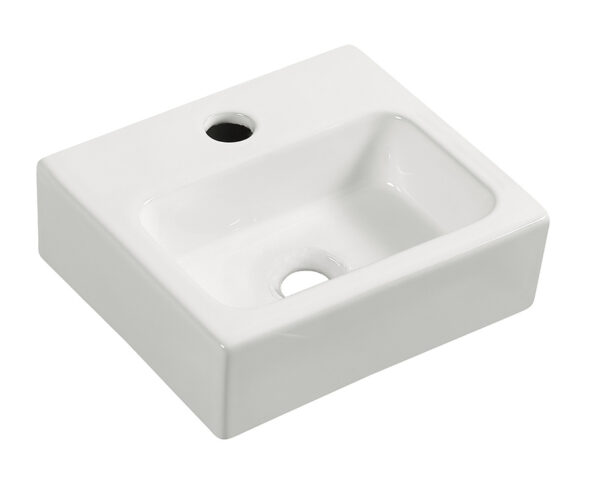 Leto mini fontein 28 x 24, 5 x 9 cm keramiek glans wit