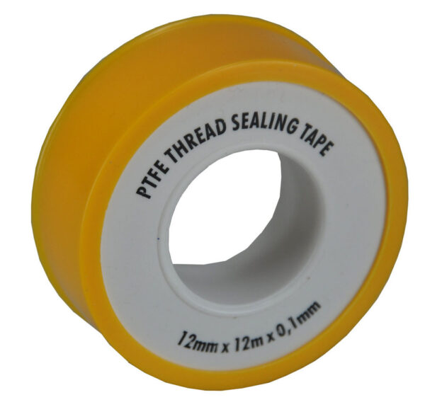 Teflon-Tape 12 mtr x 12 mm x 0,1 mm ongekeurd