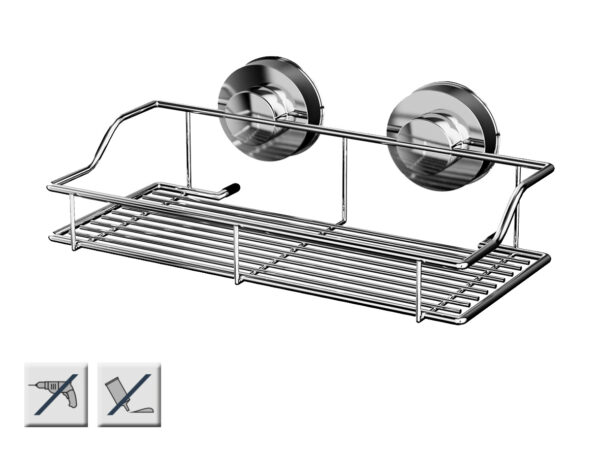 Z12010000 Doucherekje  250 X 95 X 142 Mm, Rvs/Kunststof